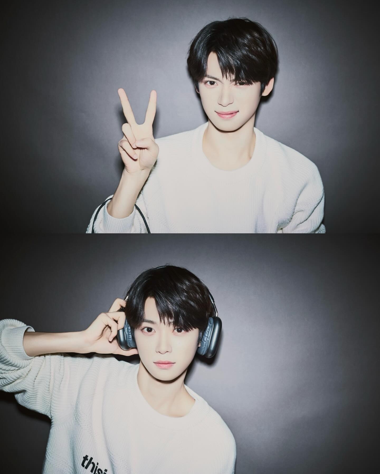 瑞鹤娱乐ins更新📸无文案好帅气啊，这是之前vlog里的四宫格吧！ 