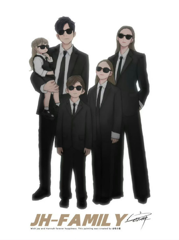 现在是一家五口了，超幸福