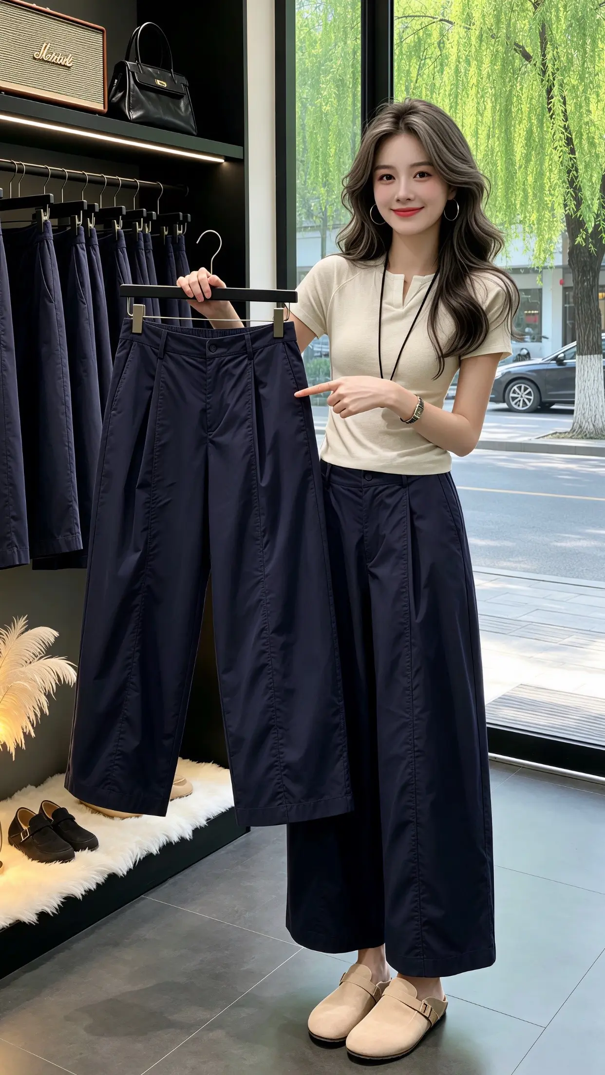 百搭神裤人手一条 一眼就爱上的神裤 高腰显瘦阔腿休闲裤 休闲工装裤每日...