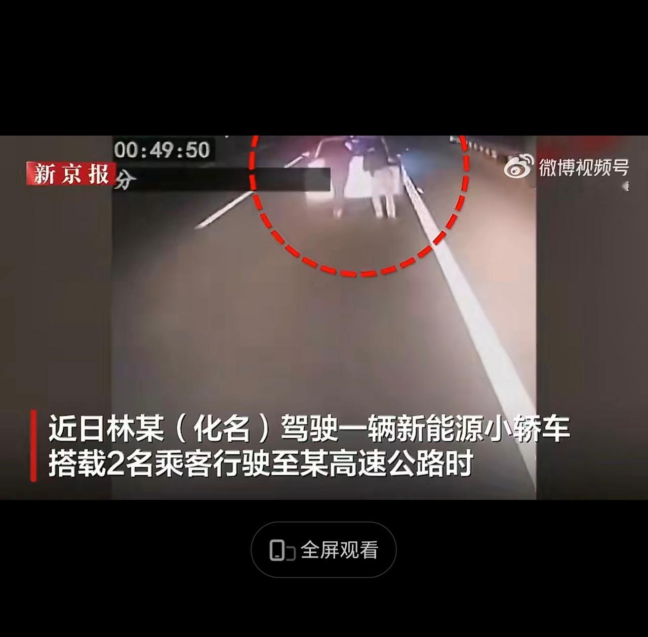 新能源车高速没电2人推车被撞身亡黑灯瞎火电车没电了，还不赶紧到应急车道上，真的害