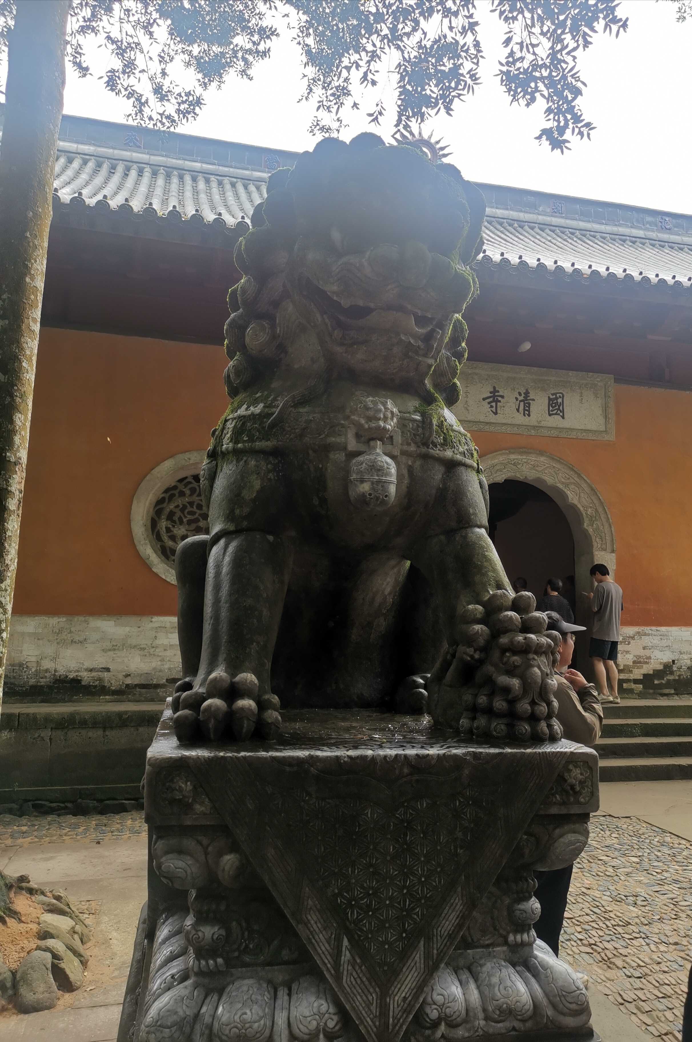 浙江天台隋代古刹国清寺风光。