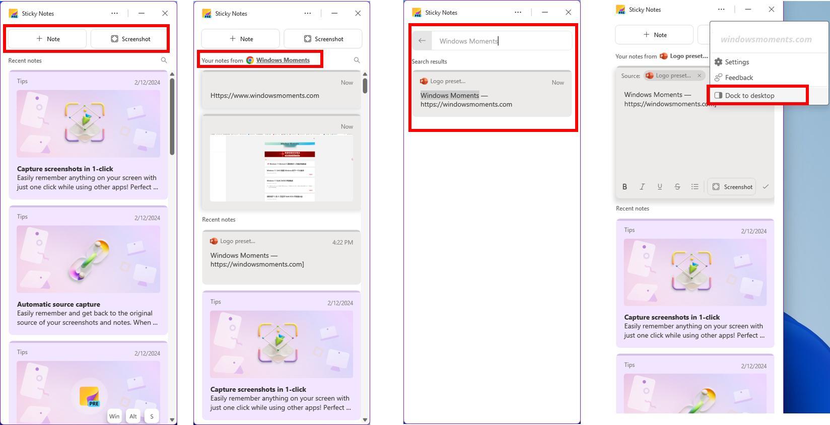 今天，新版 Sticky Notes 正式开始在 Microsoft 365 I