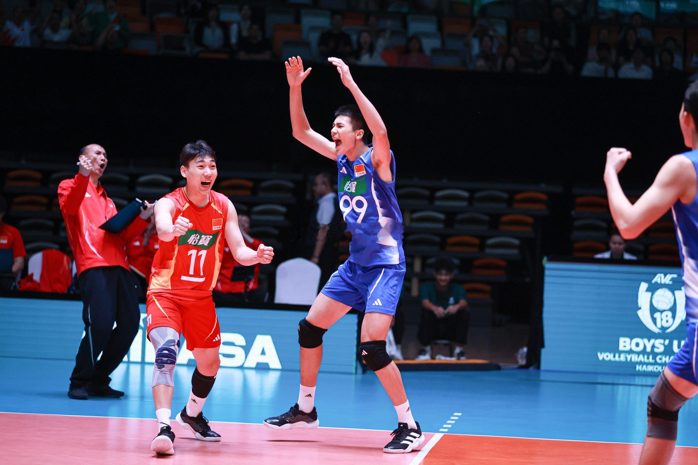 季军赛中国U18男排2-2中国台北第四局技术统计总得分：21-25进攻：17-1