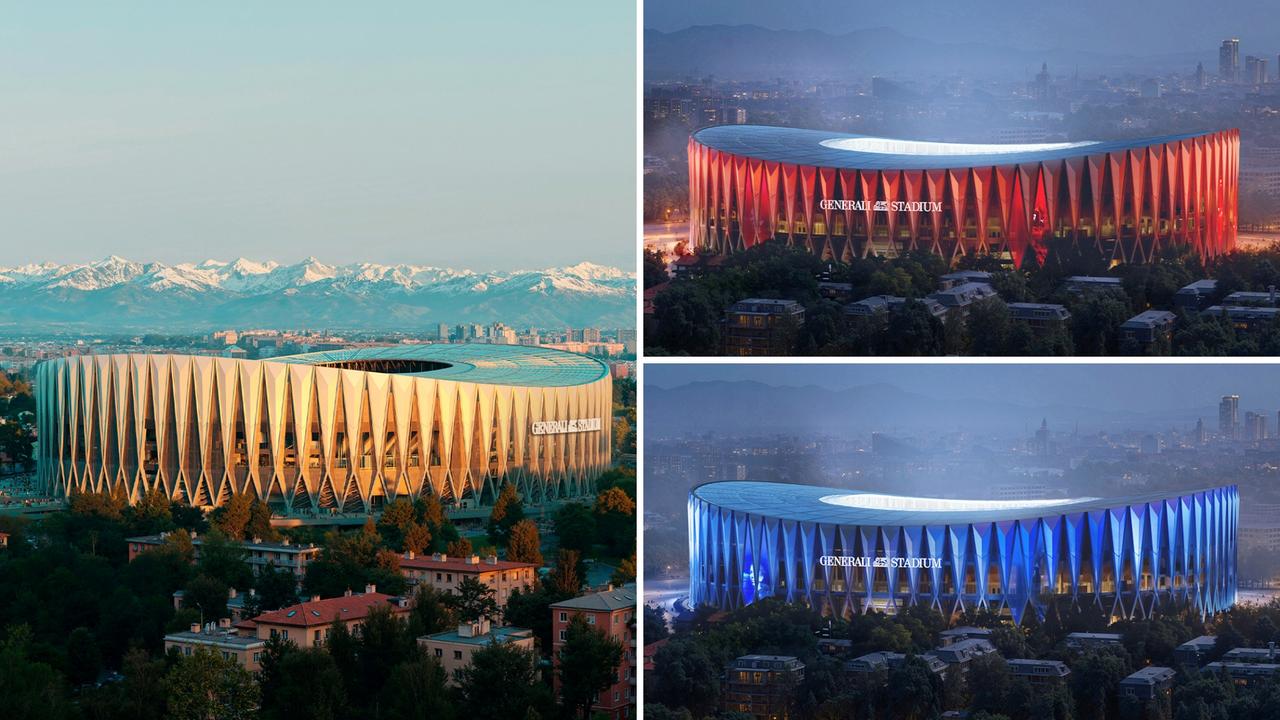 米兰双雄官方联合声明，双方正式揭晓了新球场-忠利球场（Generali Stad