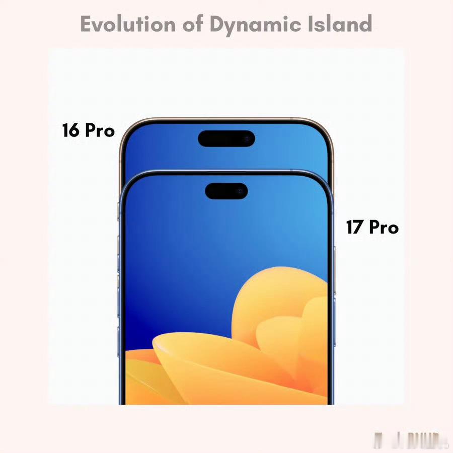 iPhone17Pro灵动岛或缩短25%这么一看，果子的下一个形态就是安卓现阶段
