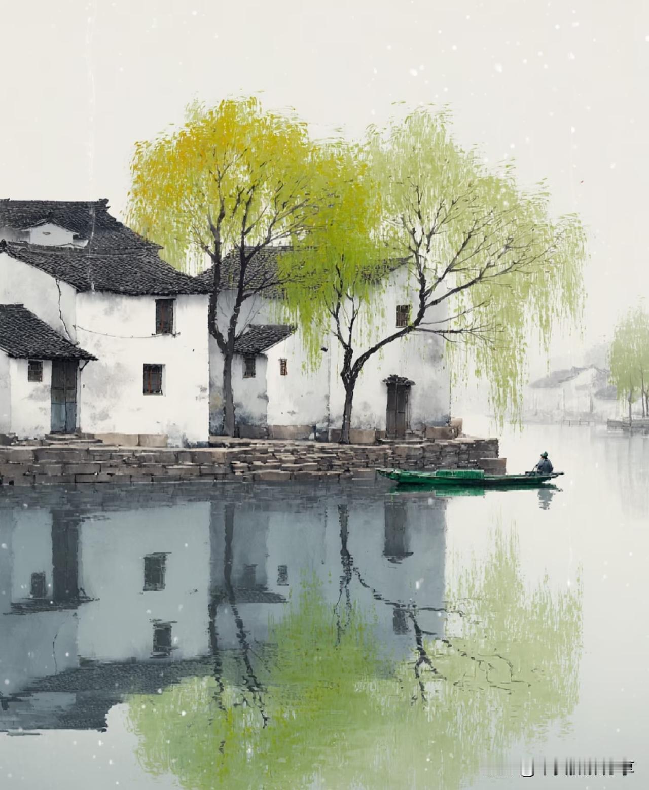 烟雨江湖，千珠润入心！古风烟雨