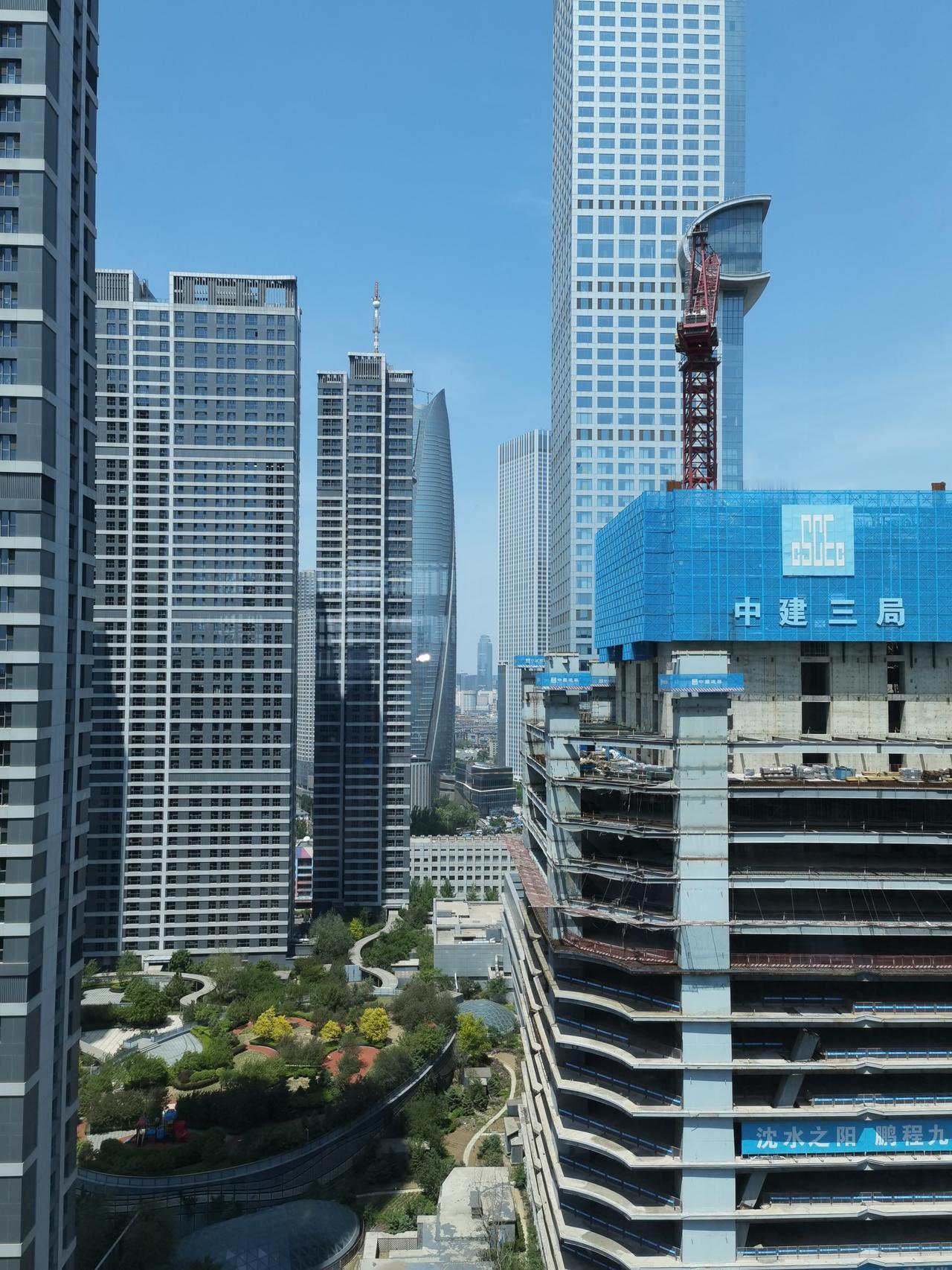 沈阳君悦酒店大堂吧是个看风景的好地方