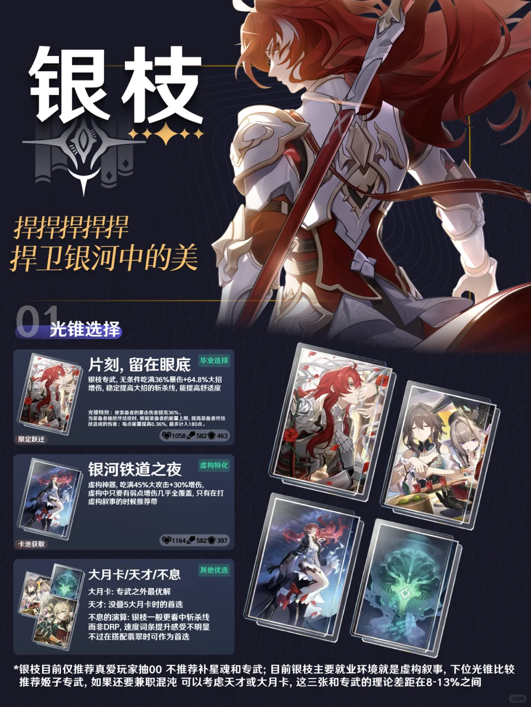 纯美骑士首次复刻丨银枝 2.3版本培养指南