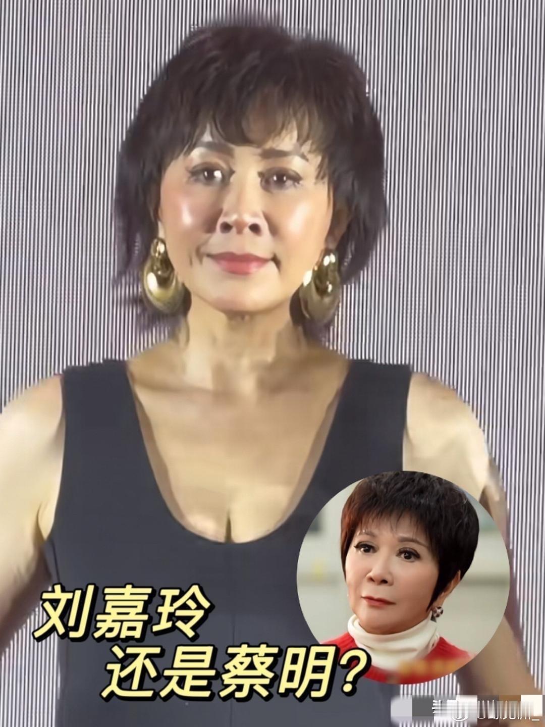 刘嘉玲什么时候能明白 就算她身材爆炸， 胸、臀丰满的不像话，但是她 这个年纪已经