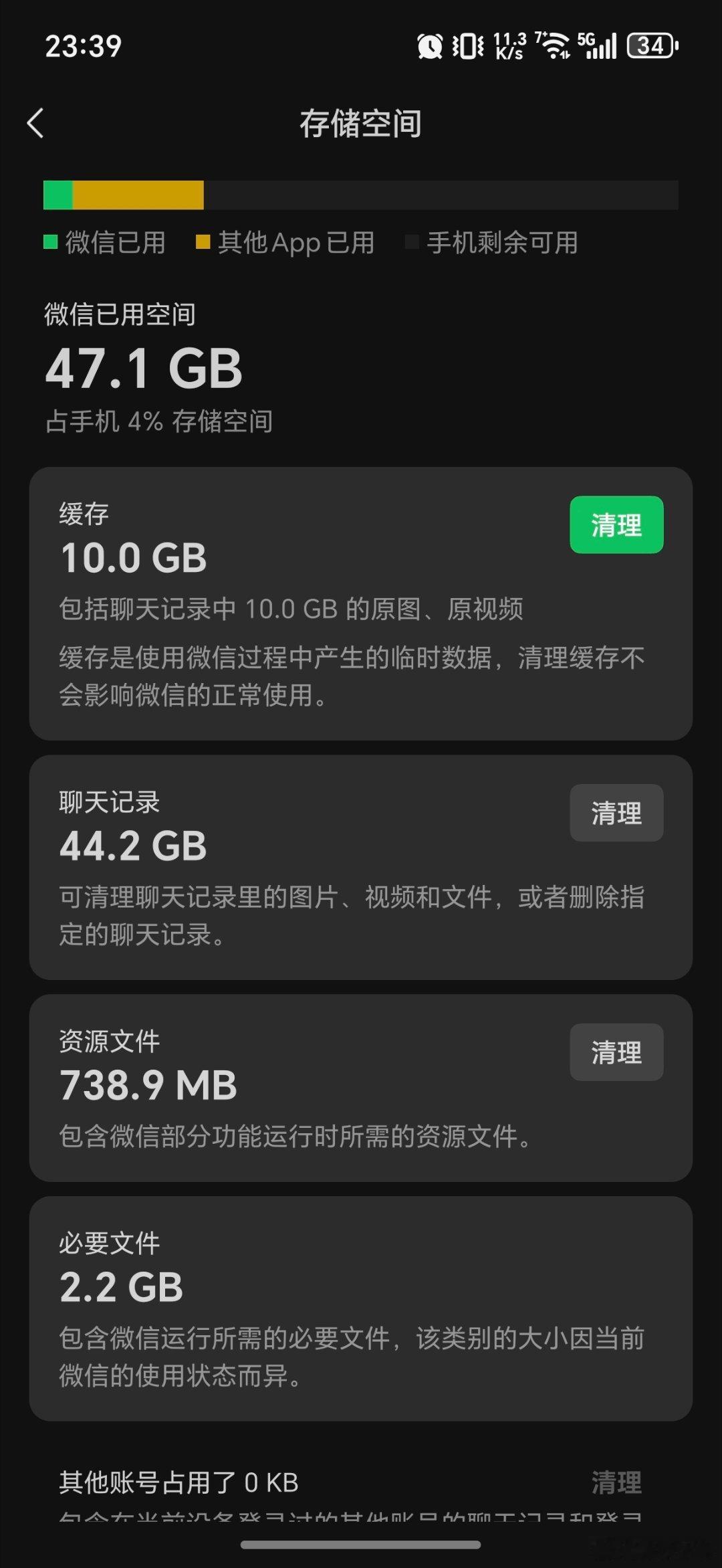 微信数据又膨胀了。每次换手机都很头疼。