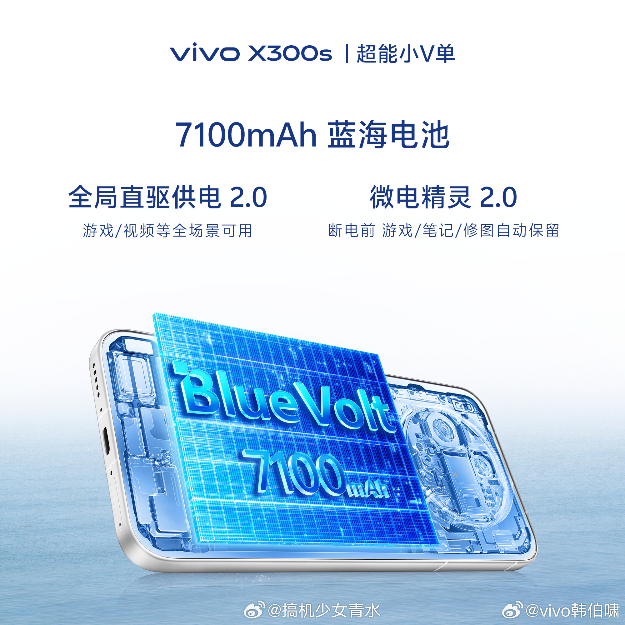 vivo X 系列迄今最大电池出现了7100mAh 的蓝海电池！ vivo X3