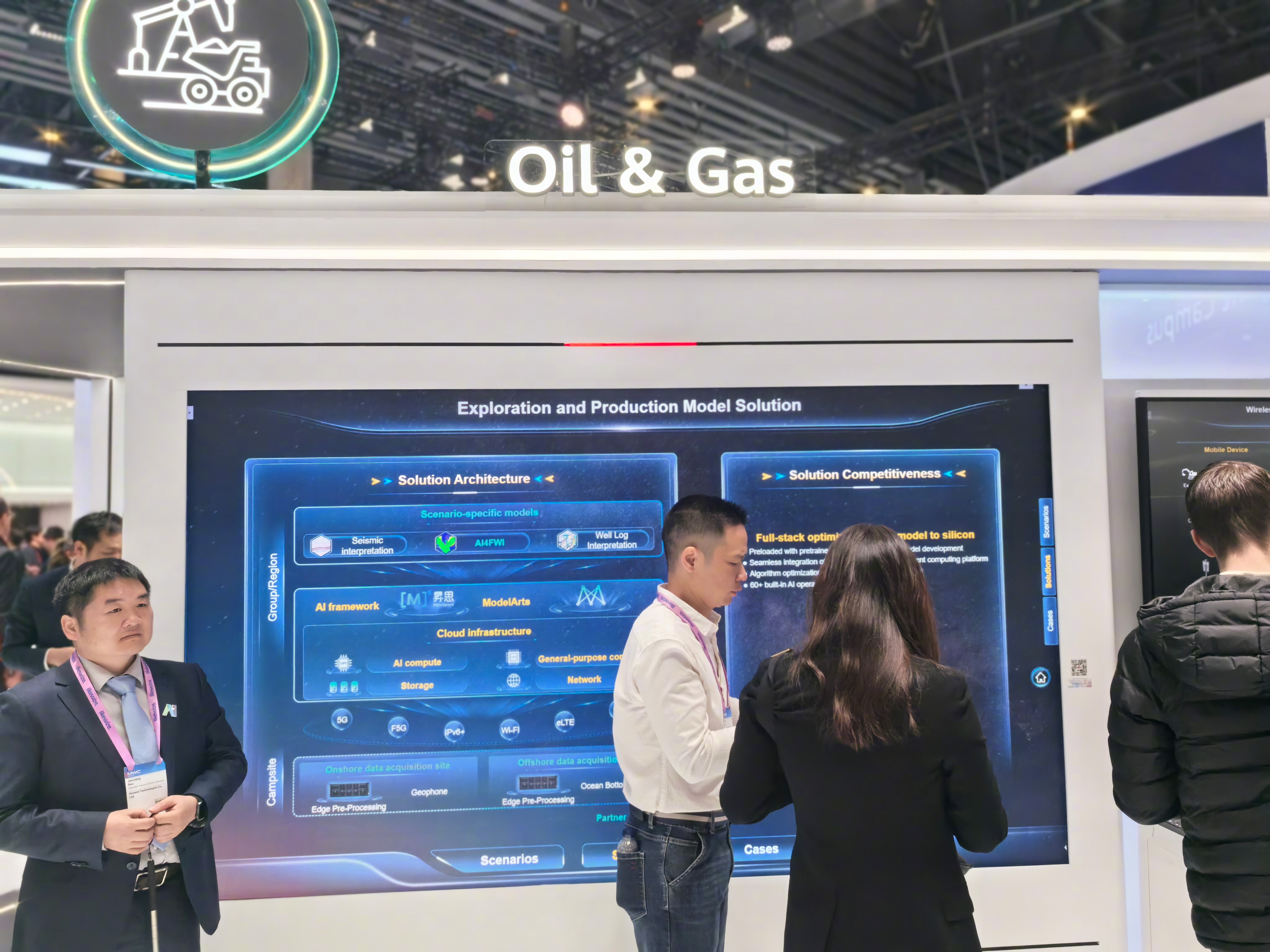 奥卡姆剃刀解读巴展mwc2026 2026年巴展1号馆，有个华为的油气展板，介绍