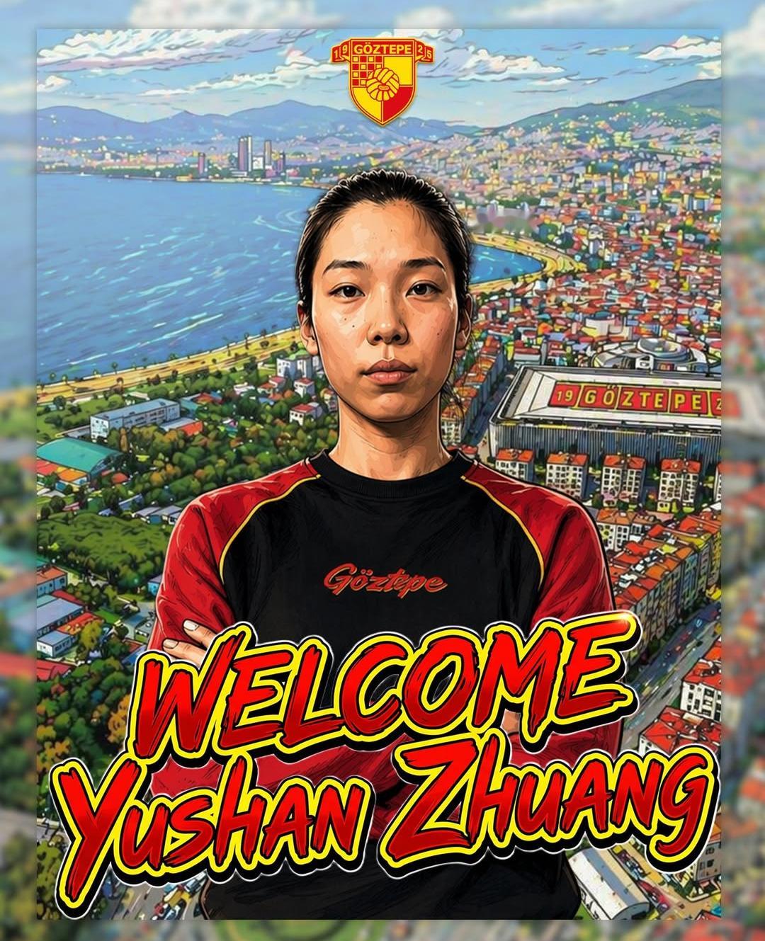 庄宇珊加盟土耳其格兹泰佩女排庄宇珊 土耳其格兹泰佩女排俱乐部正式官宣，中国球员庄