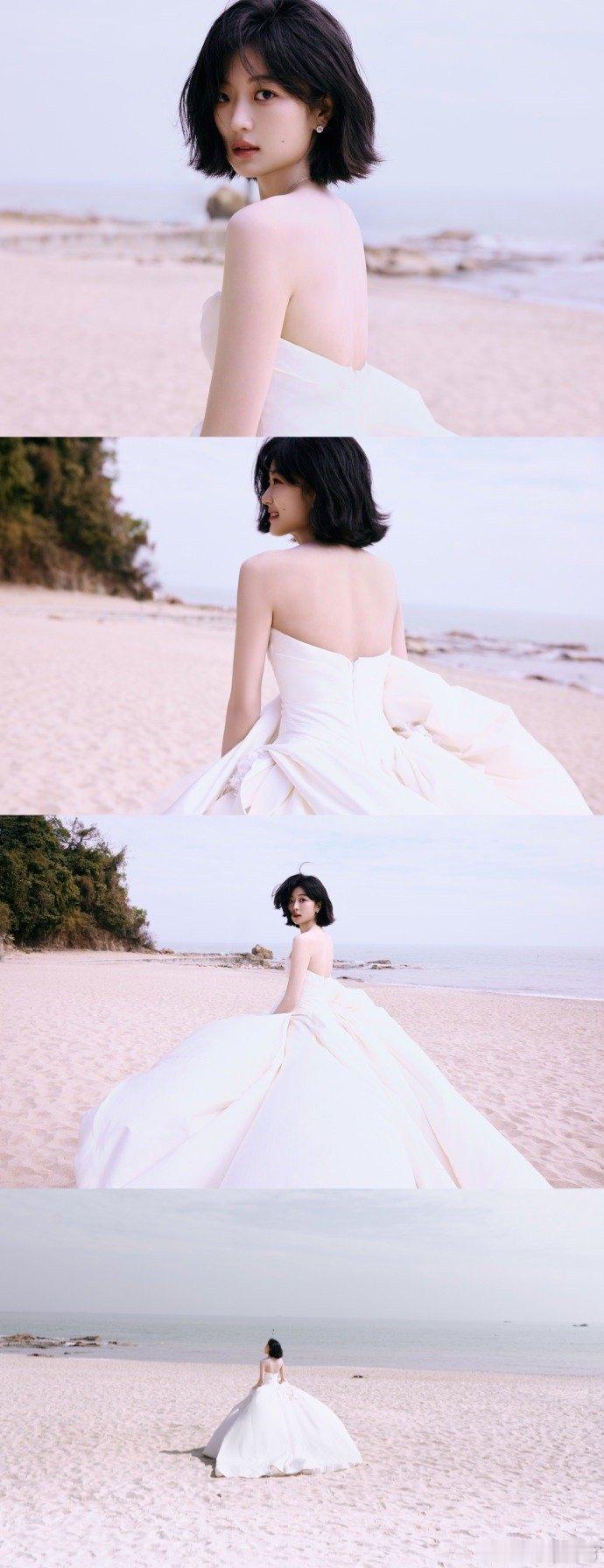 陆鸣你看夏雪穿婚纱了 陆鸣，你看夏雪穿婚纱的样子，是不是像极了你们在旧操场边幻想