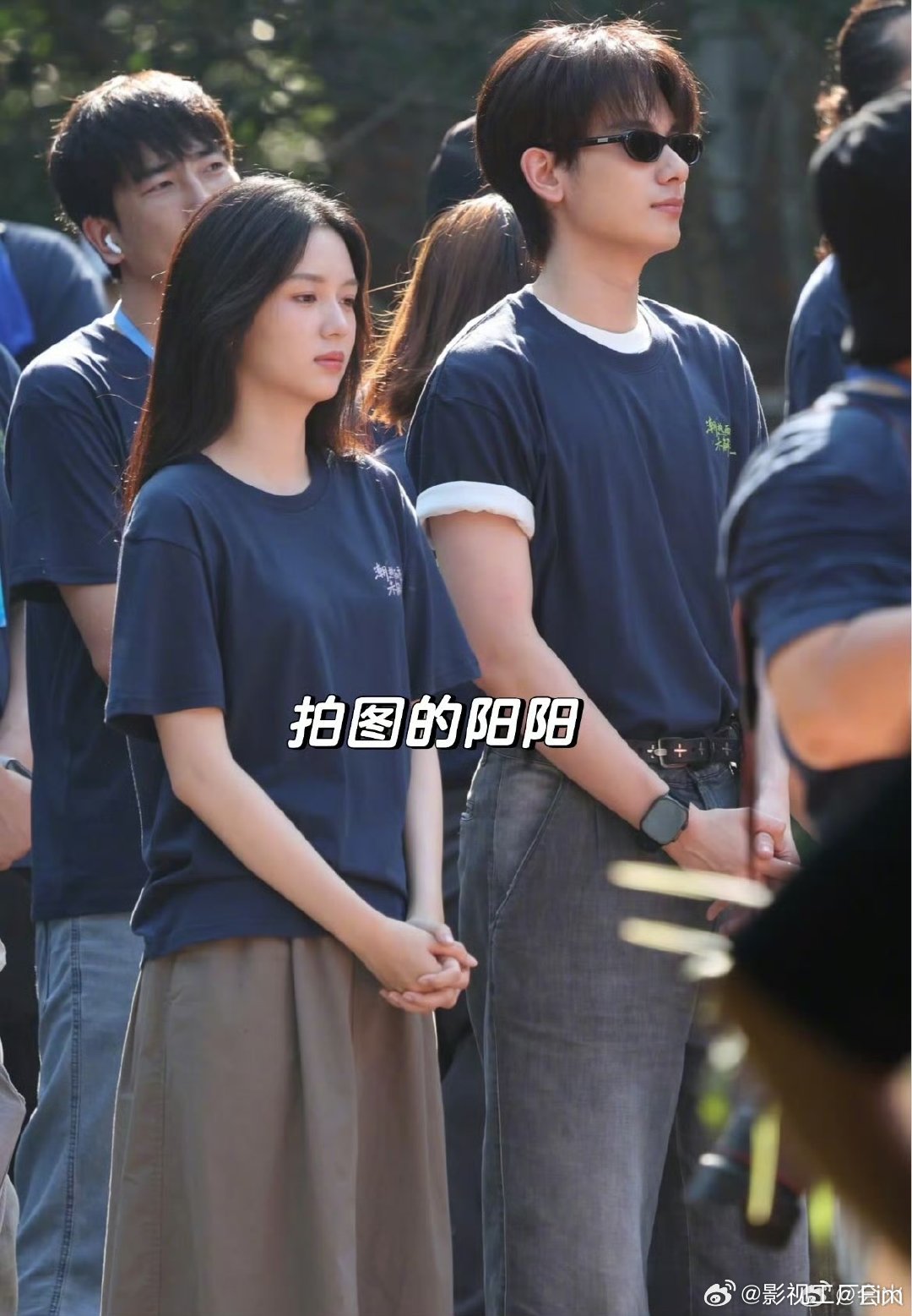 周也胡先煦开机生图周也胡先煦开机状态周也胡先煦开机生图， 状态不错呀 