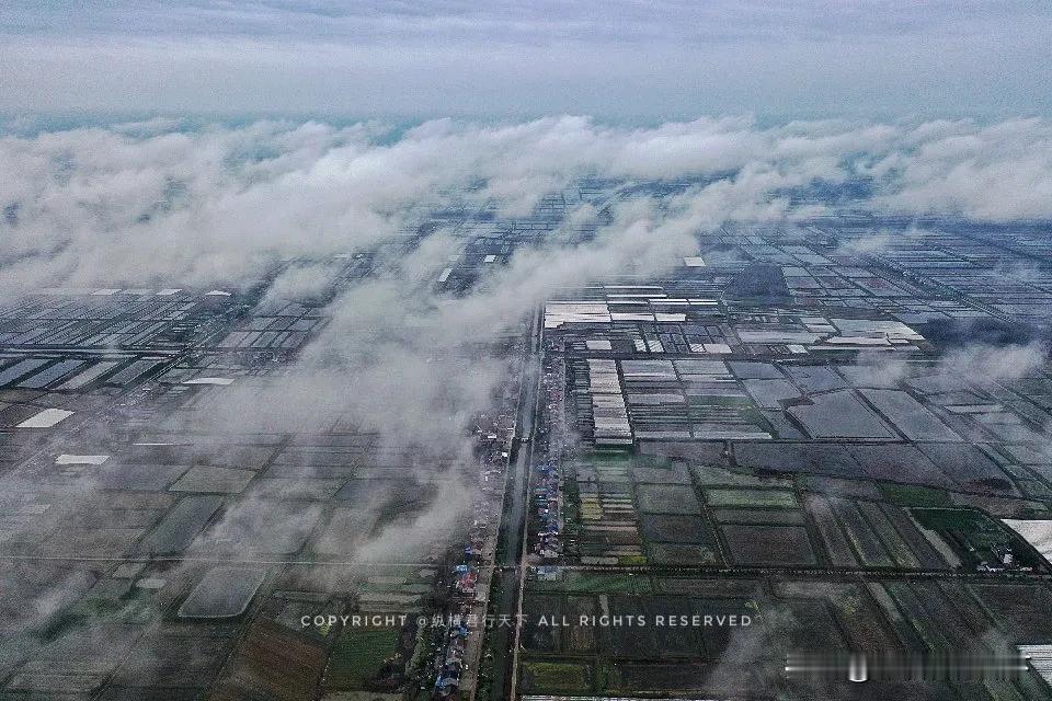 #湖北潜江# 雪后的江汉平原，空气通透，别样的美！