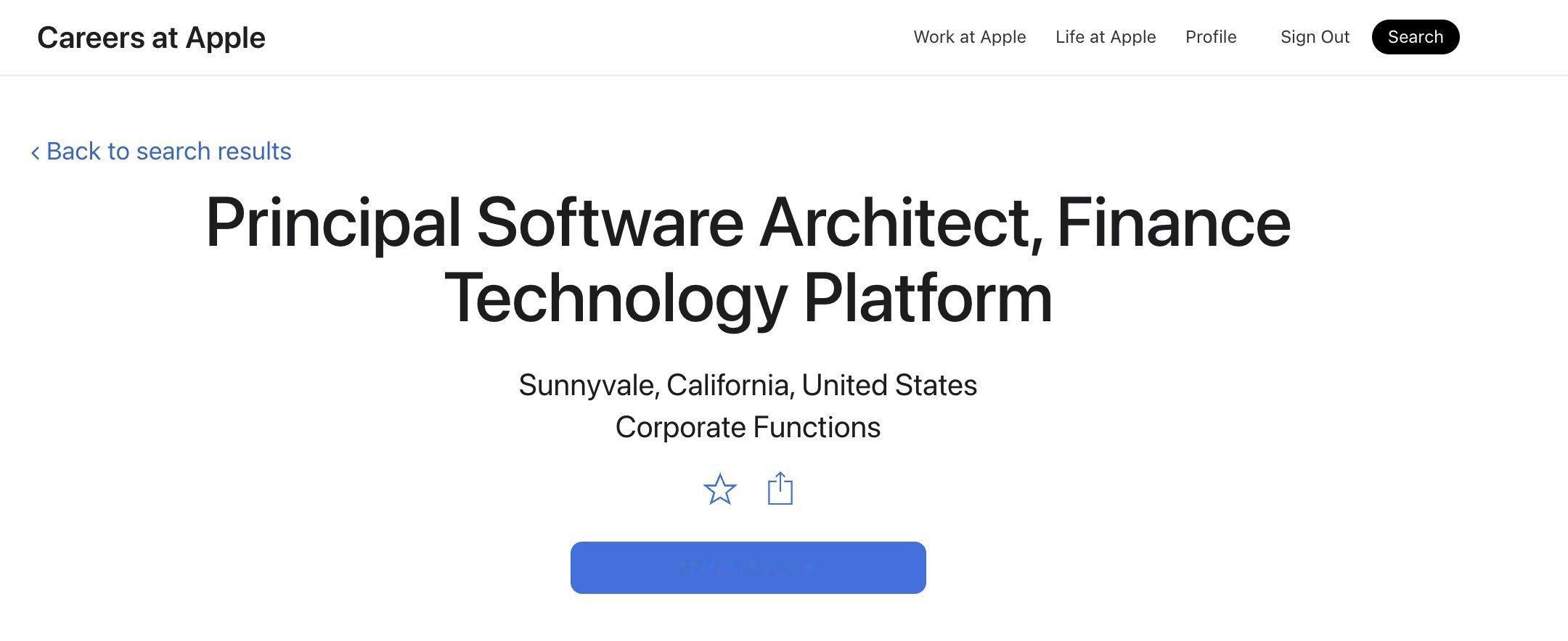 Apple 发布了一则最新的招聘信息，旨在寻找一位人才来规划并引领“Apple 