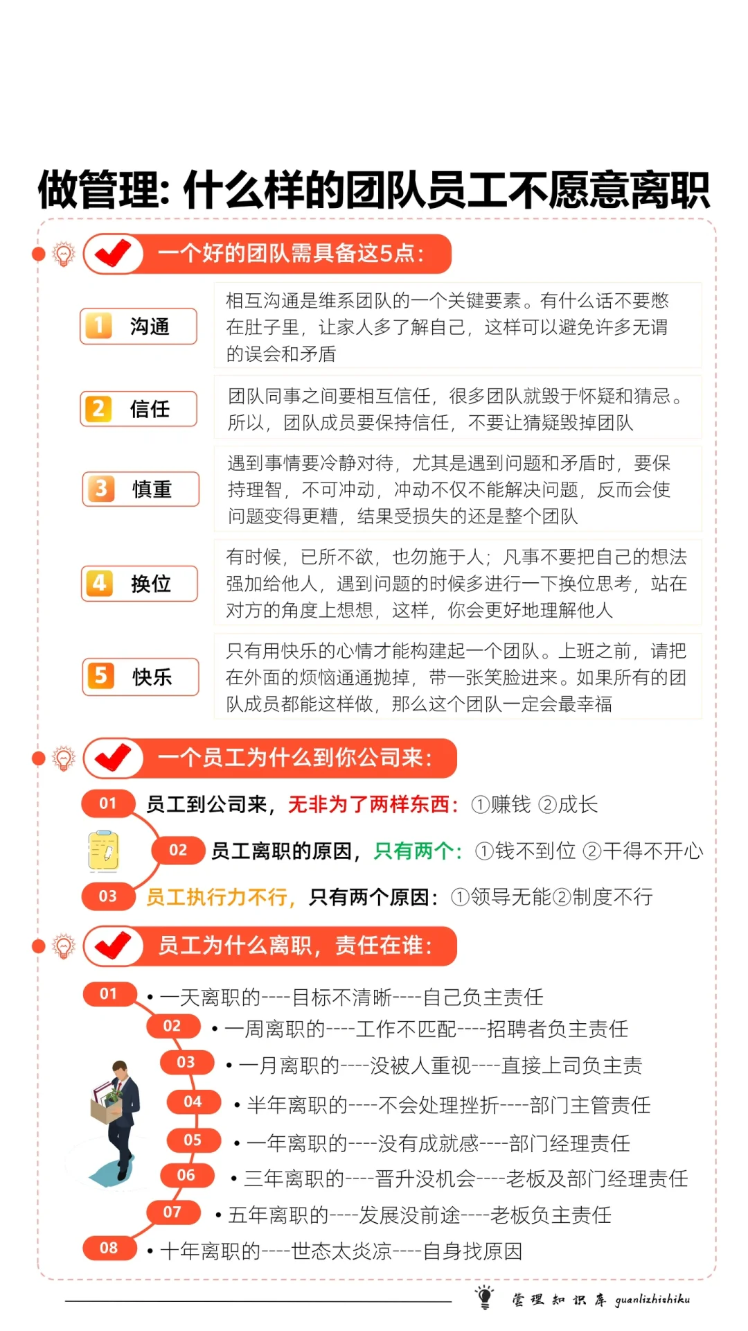 ✅什么样的团队，员工不愿意离职