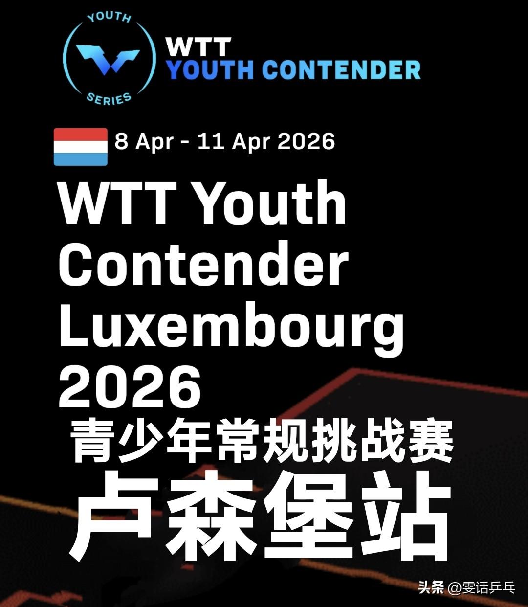 中国队参赛名单
【U19男单】孙杨、刘子航
【U19女单】赵王琪、丁一洋、向俊霖