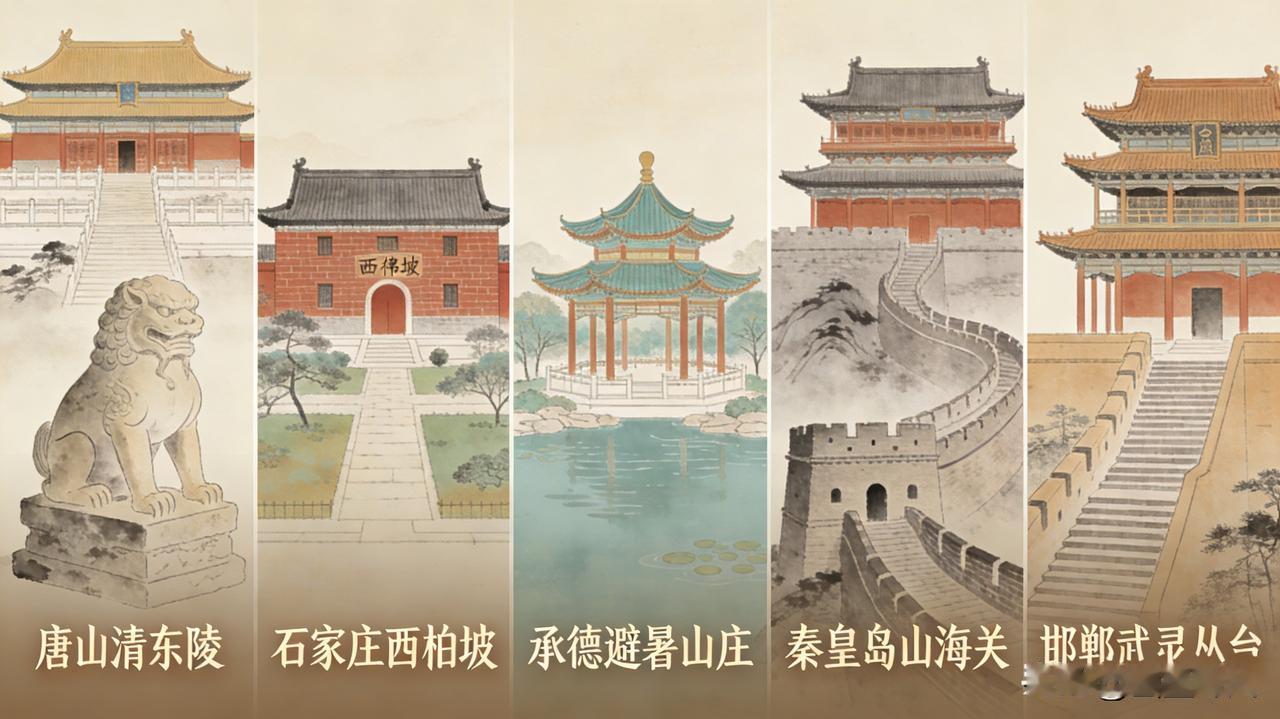 唐山：工业重镇、经济龙头，清东陵、唐山宴名气拉满，全国辨识度极高。
石家庄：省会