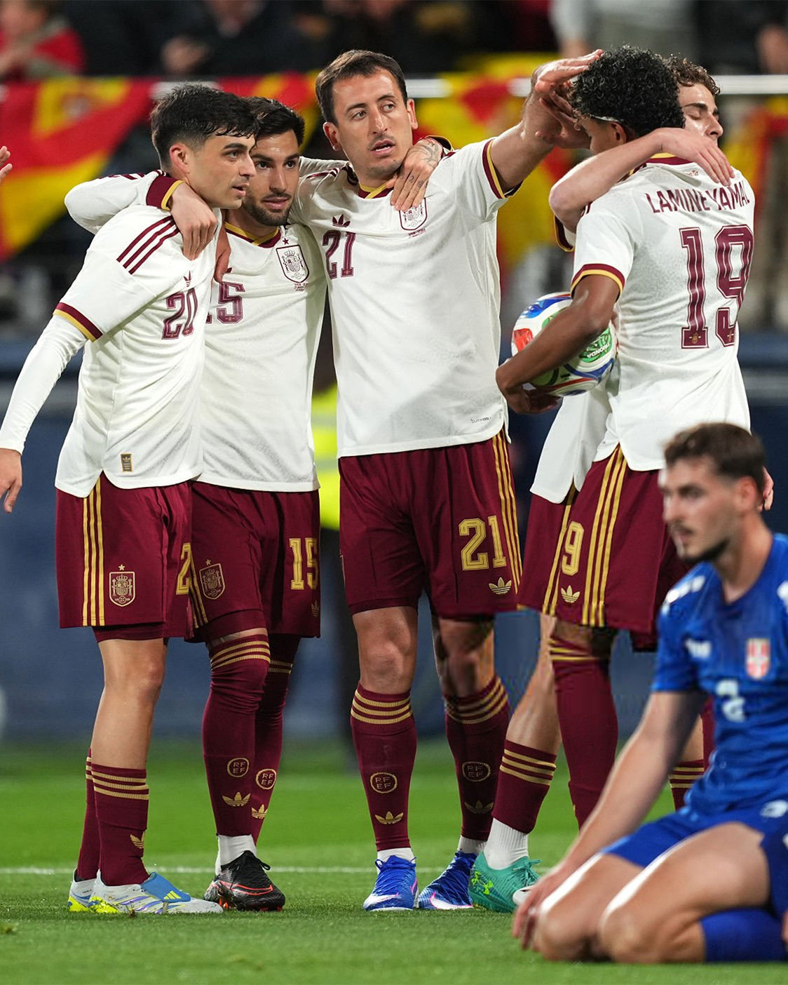 🇪🇸西班牙 3-0 塞尔维亚🇷🇸 库巴西出战83分钟并贡献一次助攻🅰️