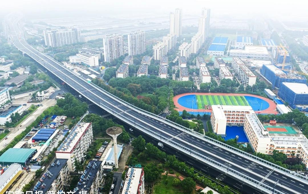 合肥大建设再传佳绩！9月30日22时南二环西延（永和路-杨林路）高架正式放行通车