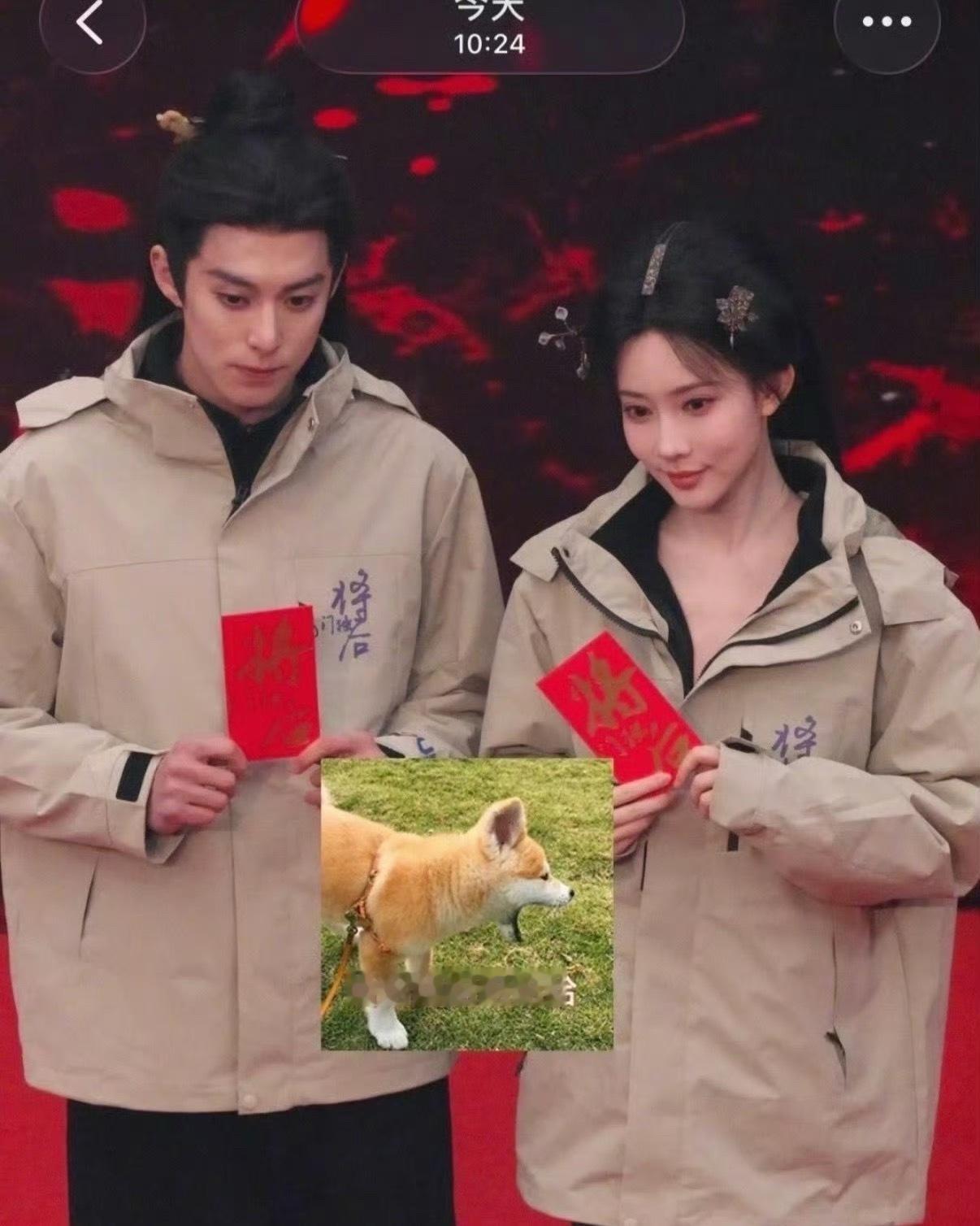 王鹤棣 孟子义同框开机图来了。将门独后开机