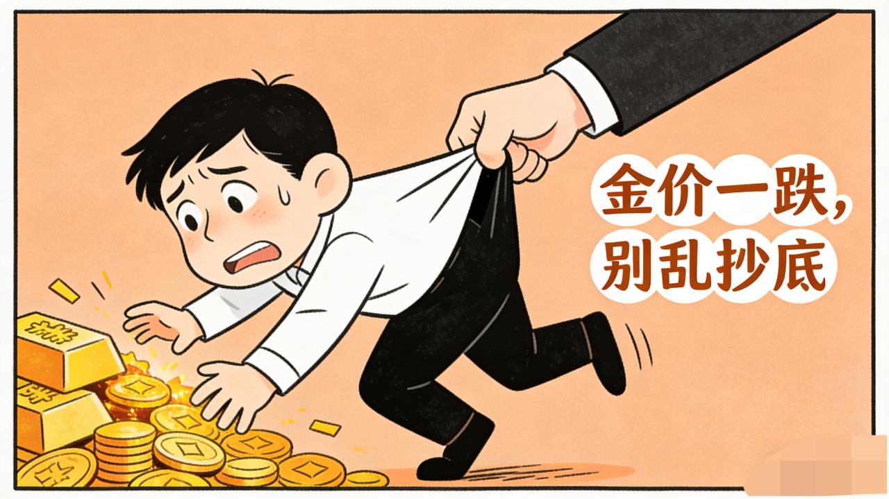 金价一跌，真别脑子一热就冲进去抄底！

说句大实话：
想靠黄金一夜暴富，基本没戏
