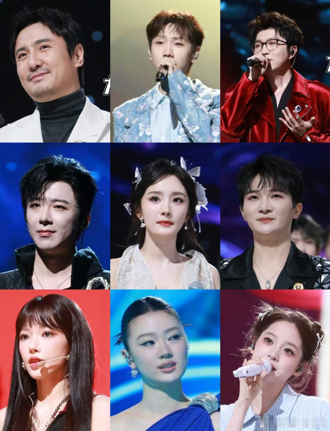 王者荣耀共创之夜男女明星媒体怼脸图杨幂、沈腾、周深、刘宇宁、汪苏泷、毛不易、单依