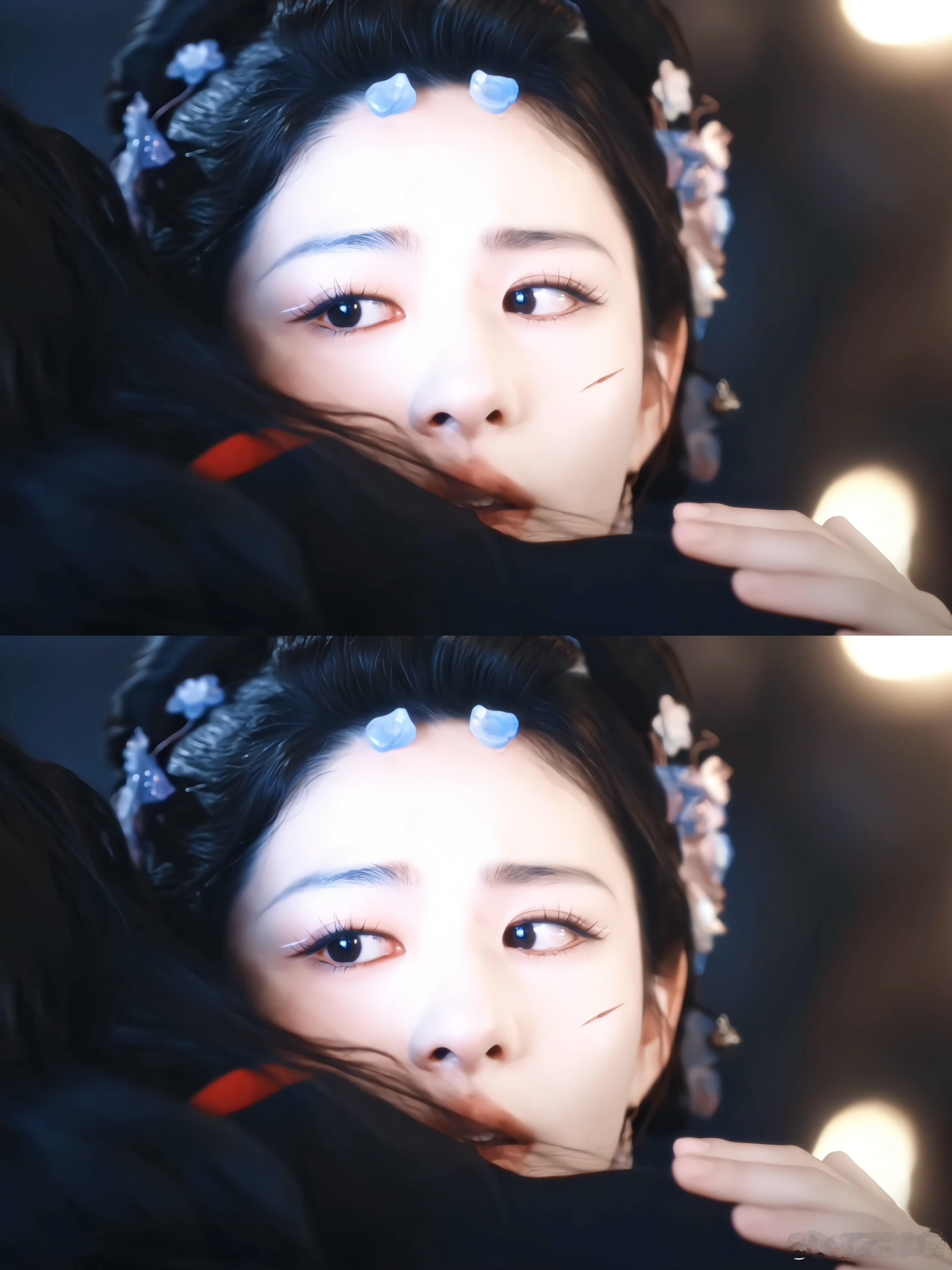 赵晴好灵谁还没被赵晴的灵气惊艳到✨！在《在你眉梢种红豆》里一出场就抓人眼球，灵动