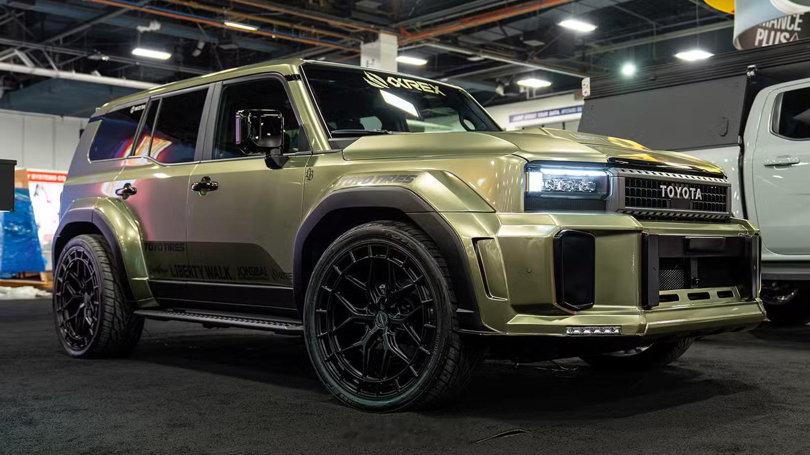 方灯丰田普拉多改装宽体，大家觉得效果怎么样