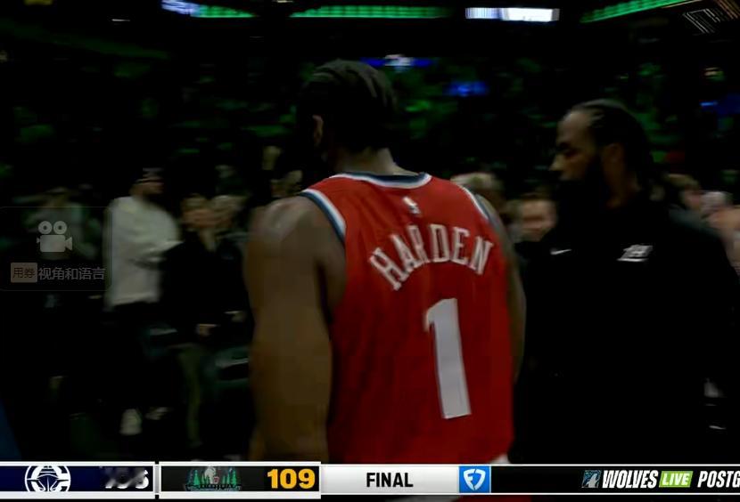 哈登的生涯里程碑之夜，他超越了卡梅隆安东尼，成为历史第10得分手，最后一个绝平弹