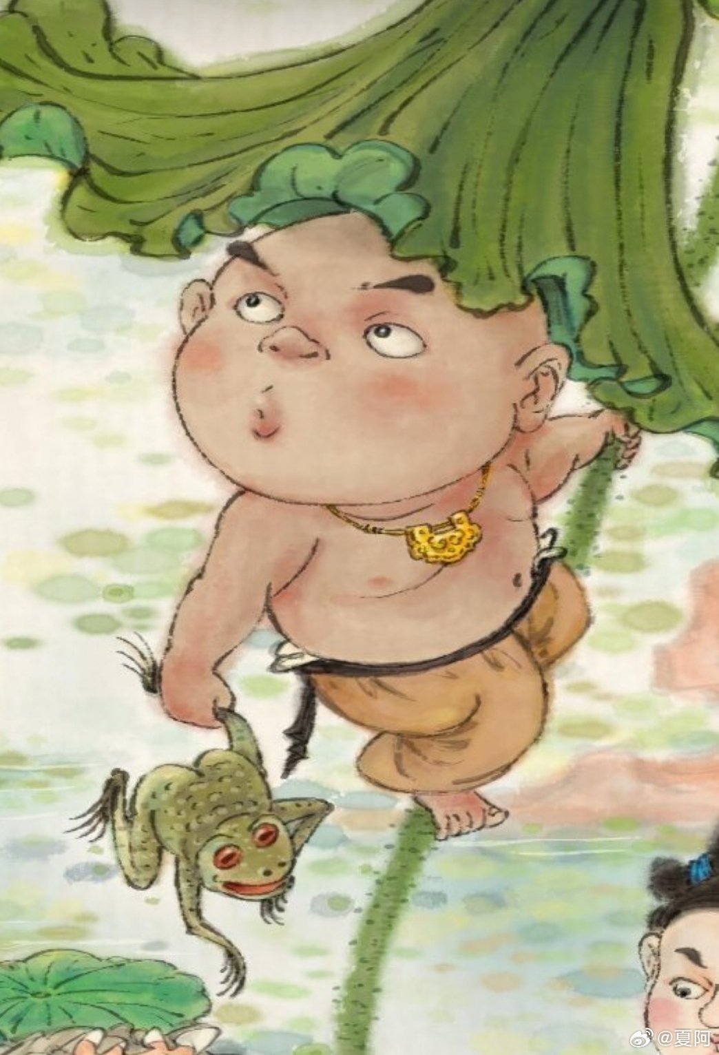 哈哈哈哈哈哈，我刚突然发现这像高细胞儿子。 