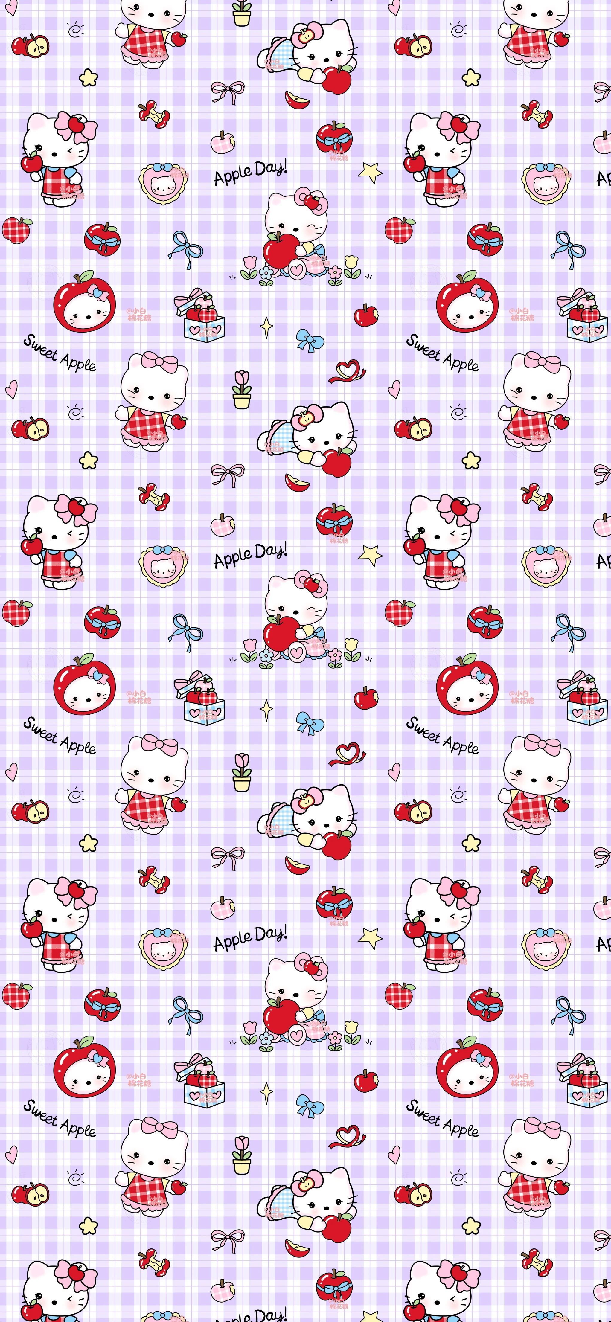 Hellokitty  可爱印花hello Kitty壁纸 