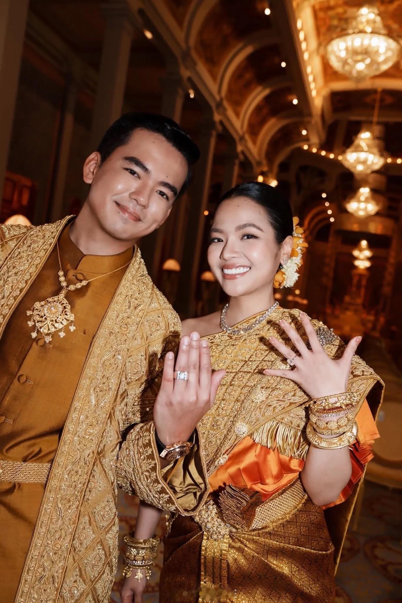 柬埔寨公主大婚柬埔寨王室后裔诺罗敦·彭淑丽雅公主与 ING 控股集团有限公司董事