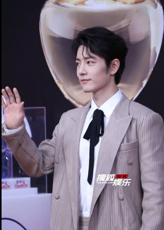 肖战和战马同步走红毯 肖战和战马同步走红毯，这个肖战咋这萌~品质盛典红毯直播