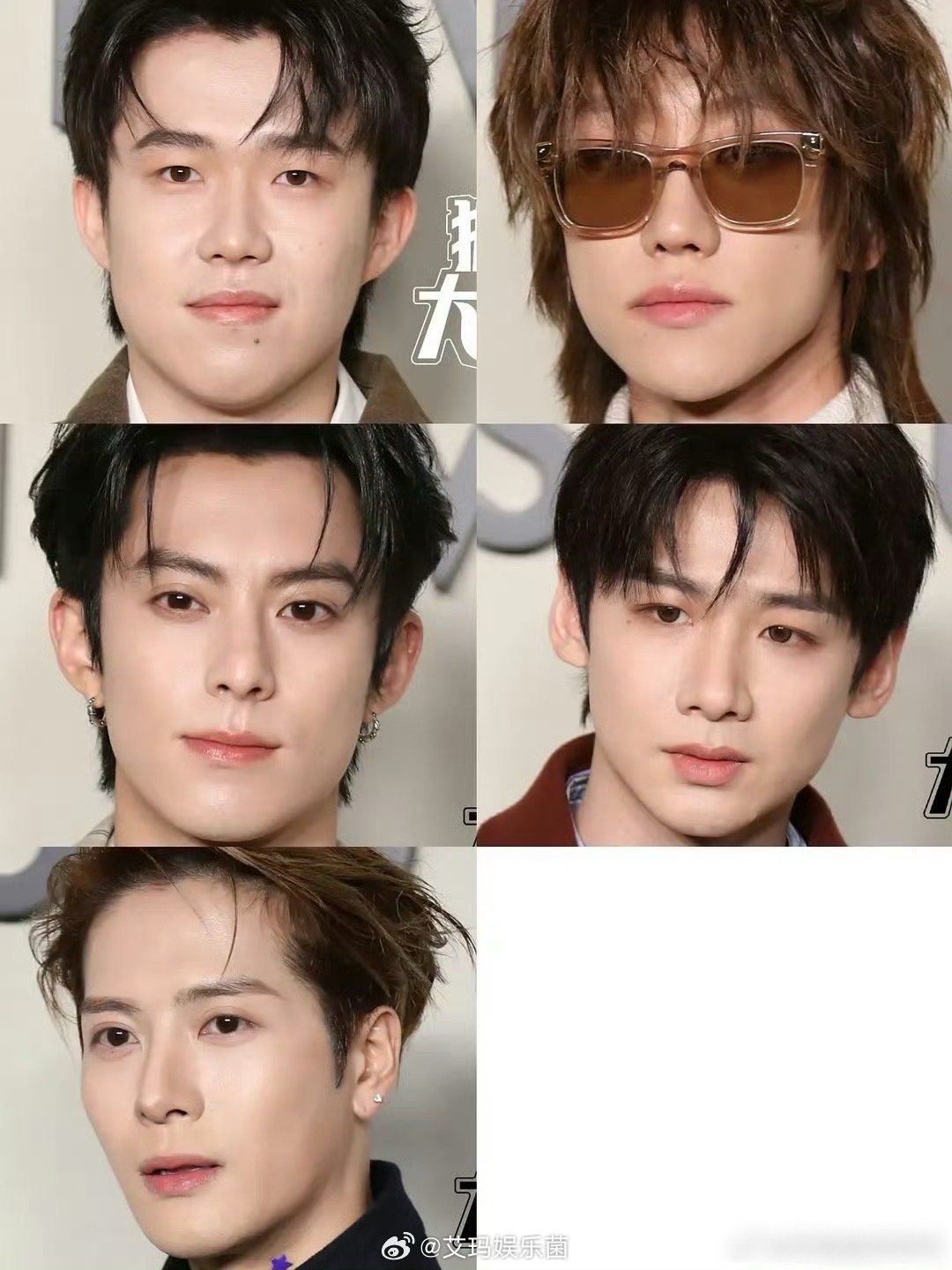 lv活动男明星们的怼脸生图，王楚钦、徐明浩、王鹤棣、白敬亭、王嘉尔LV活动