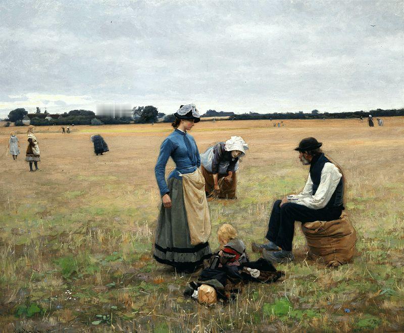 秋深冬近H. A. Brendekilde  (1857 - 1942) ​​​
