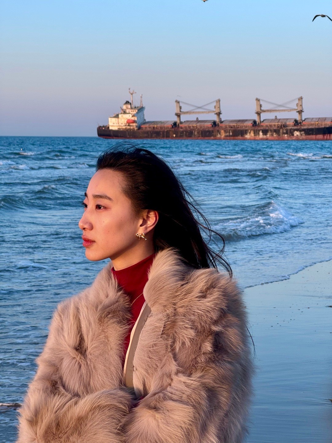 幸福降临手心的海边日记💌  ​​​