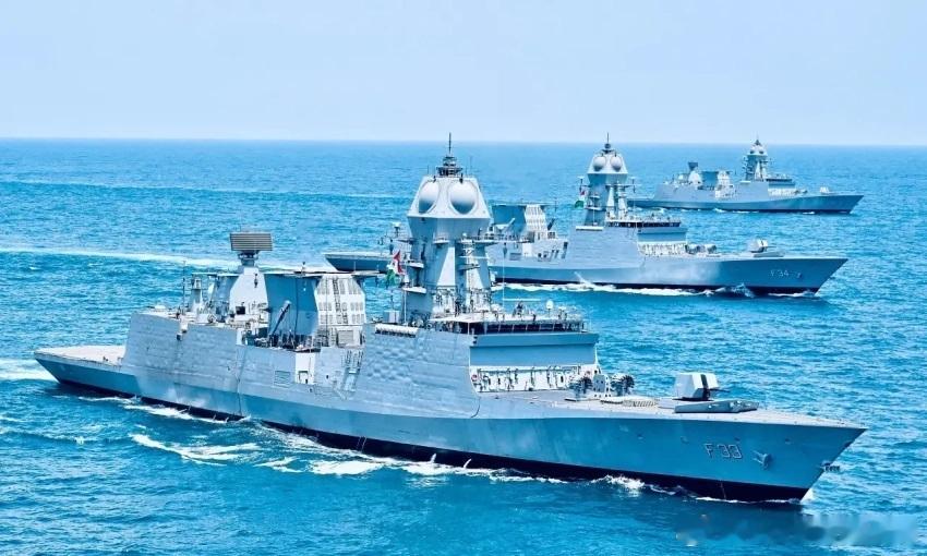 2025年5月印度海军Nilgiri级参加演习军事历史全触达