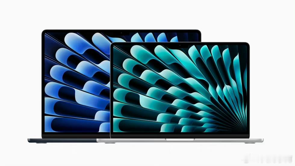 #苹果上架新款M3芯片MacBookAir# “轻装重拳”，最轻的Air配上了M