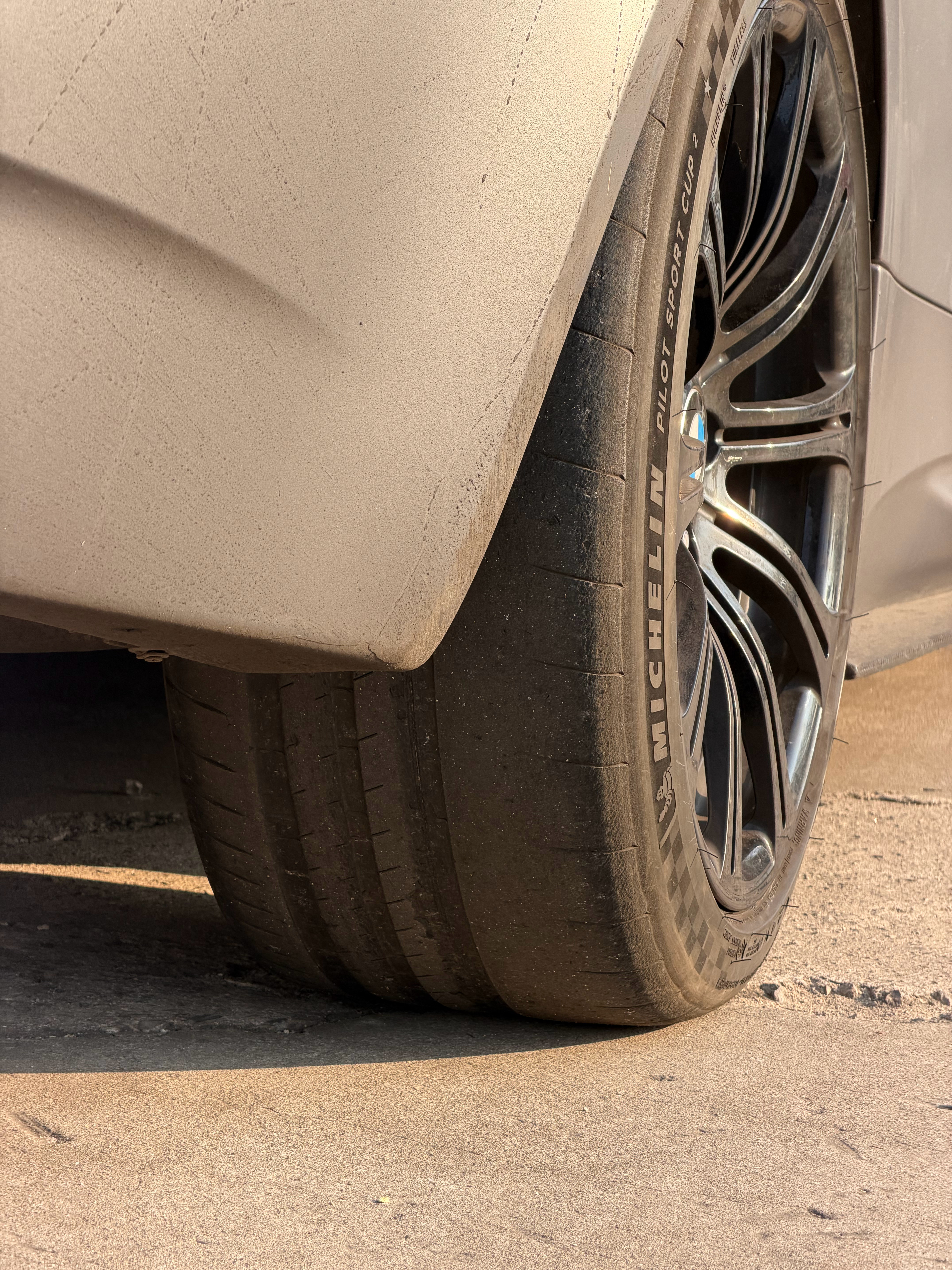 虽然是残血米其林cup2（之前G80剩下的）但是抓地力依旧在线好强 天津·中国天