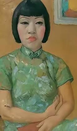 1908年，13岁潘玉良被舅舅卖到妓院，妓院老板嫌她狮鼻、口阔、厚嘴唇，实在是长