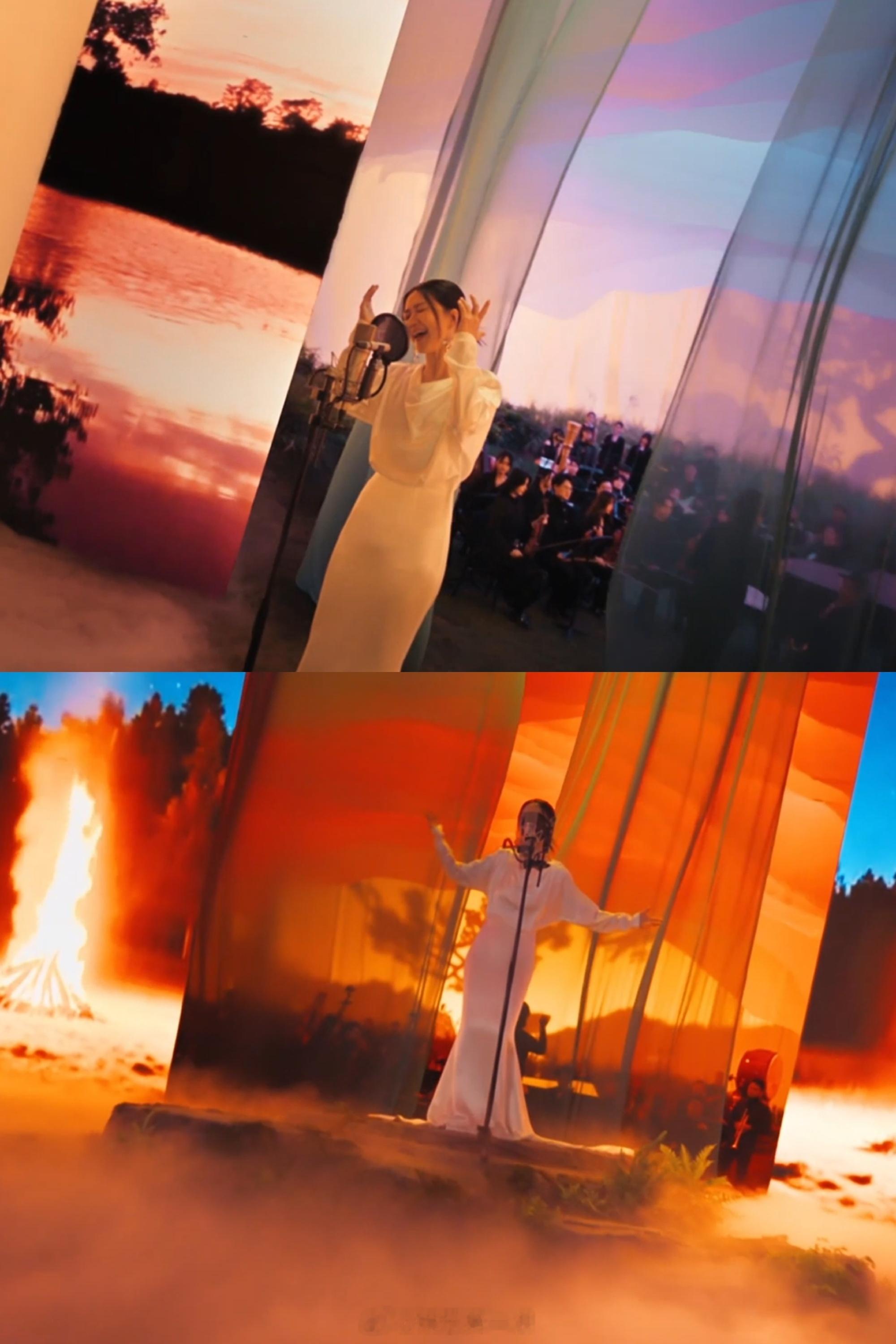 谭维维40种乐器重新演绎向山野 这才是真正的耳朵治愈现场！40种乐器的复杂编排、