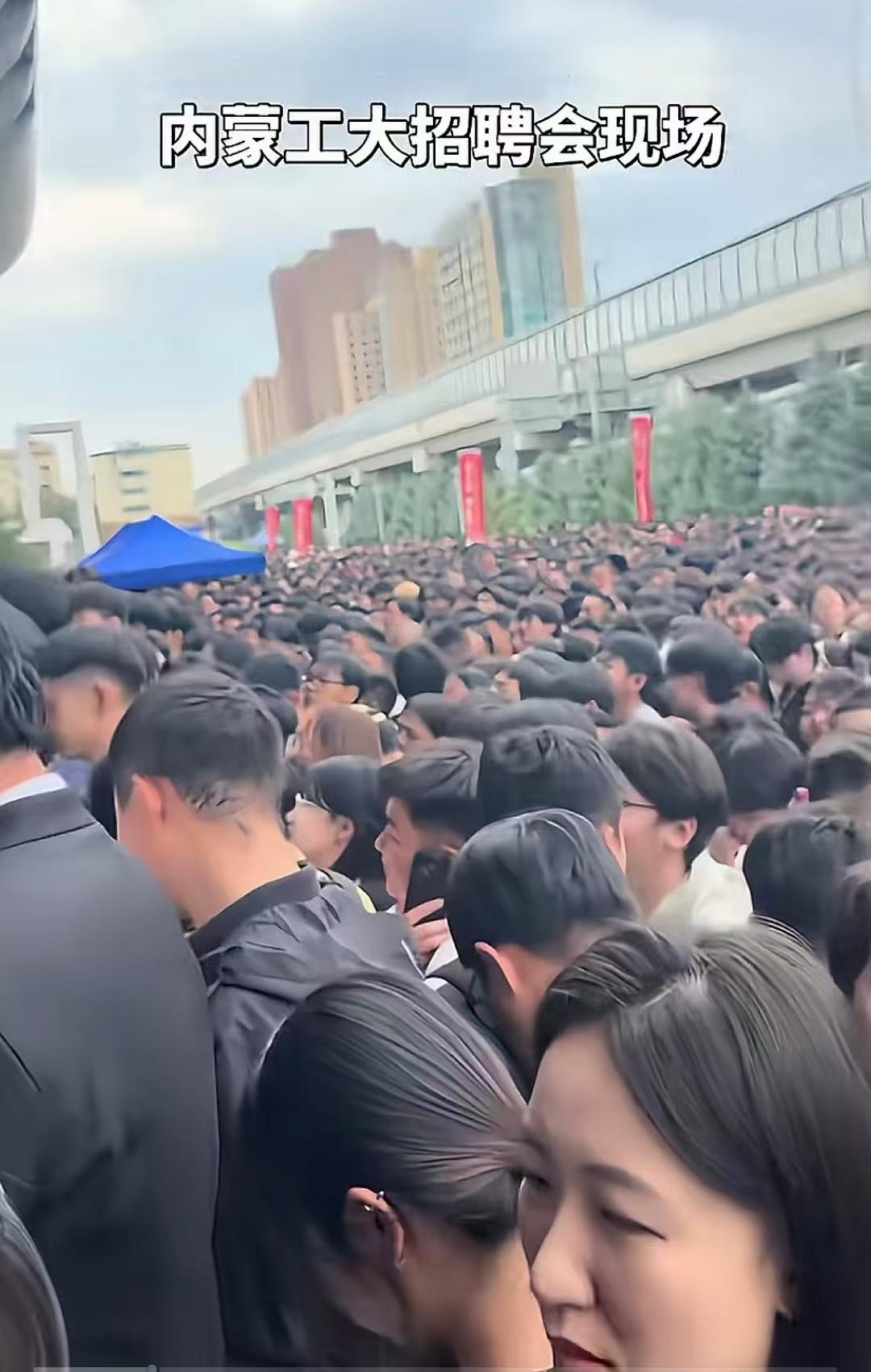 当我把专家呼吁人口减少需提高警惕和内蒙古工业大学招聘会现场的竞争激烈场景作对比后