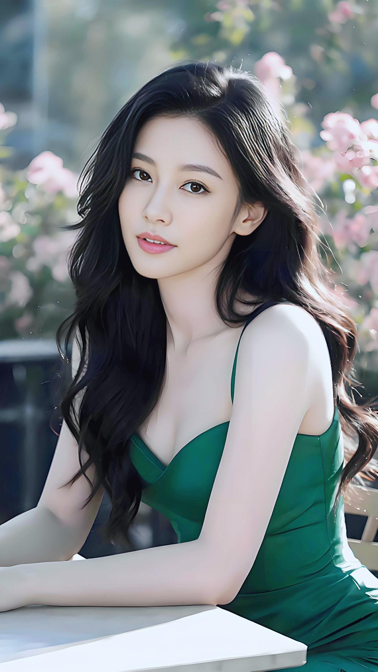 花与绿的邂逅，是阳光写的诗