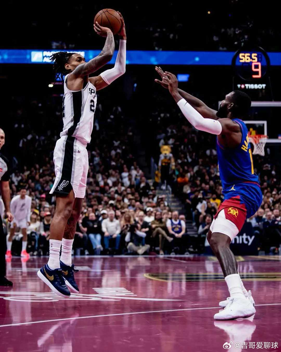 在今天（2026年3月13日）的NBA常规赛中，丹佛掘金队在客场上演了一场惊天大