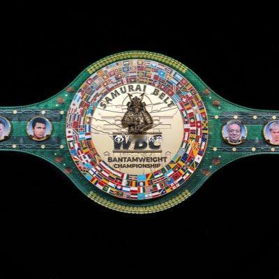 WBC 特别为此战定制了一条“武士腰带”。那须川天心Tenshin Nasuka