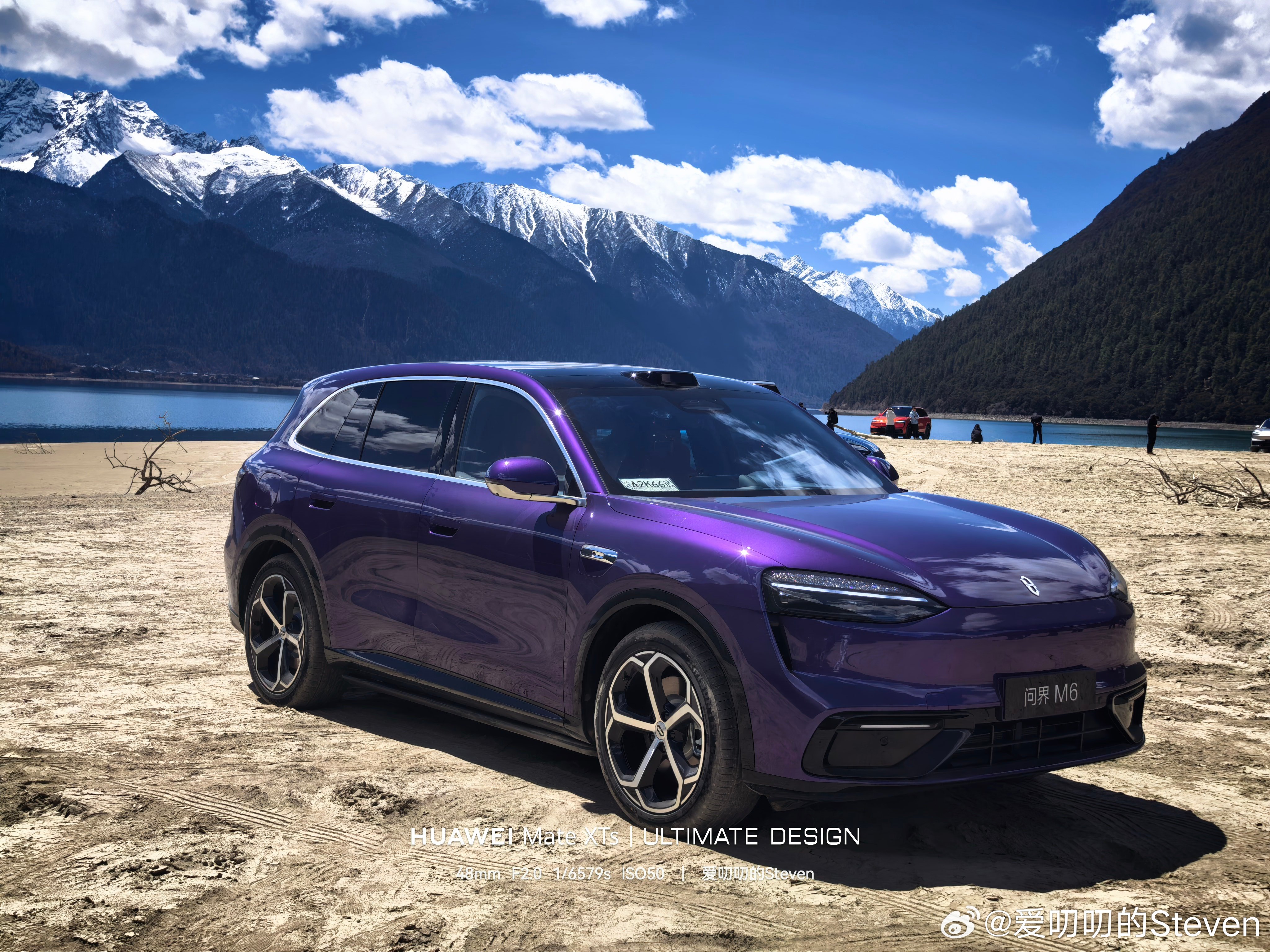 来嘛来嘛。新鲜热乎的，美车，美景，喜欢哪台？问界m6 林芝·巴松湖国家森林公园