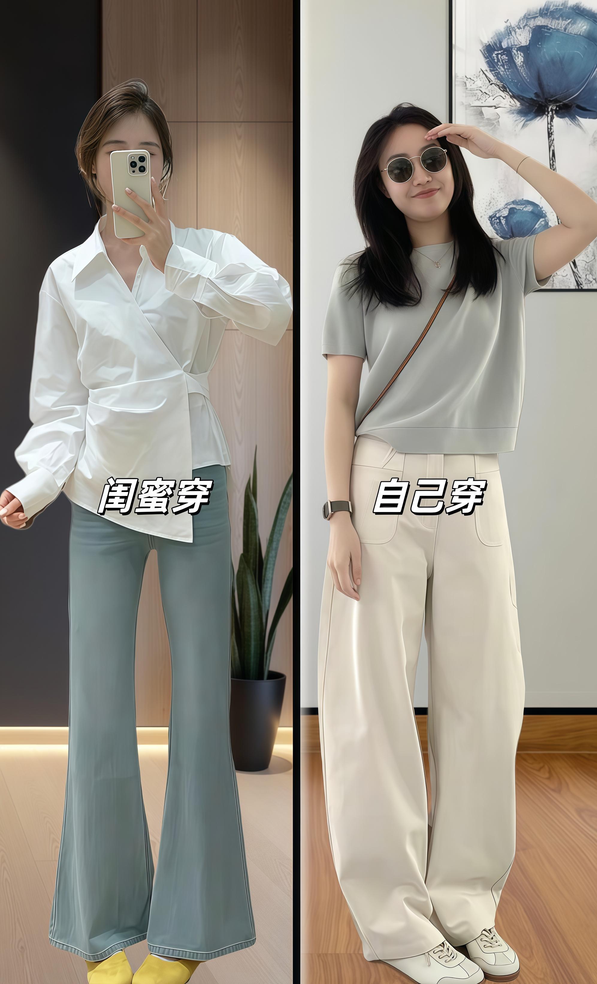 韩系休闲松弛感穿搭～